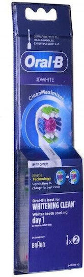 Oral-B Pro 3d White Electric Toothbrush Replacement Heads 2pcs