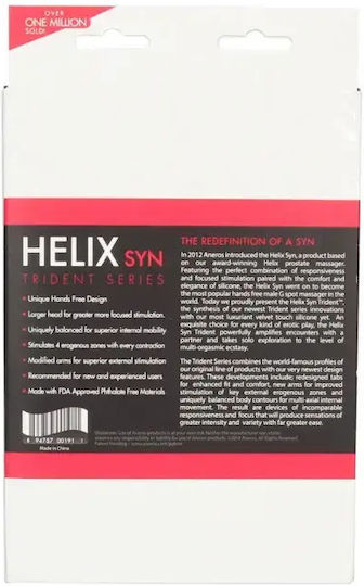 Aneros Helix Syn Trident Πρωκτική Σφήνα Black