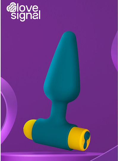 Dream Toys Πρωκτική Σφήνα με Δόνηση Πράσινη