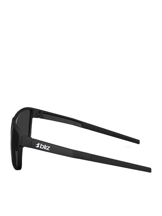 Bliz Unisex Γυαλιά Ηλίου με Μαύρο Σκελετό και Μαύρο Φακό 0ZB7027-702701