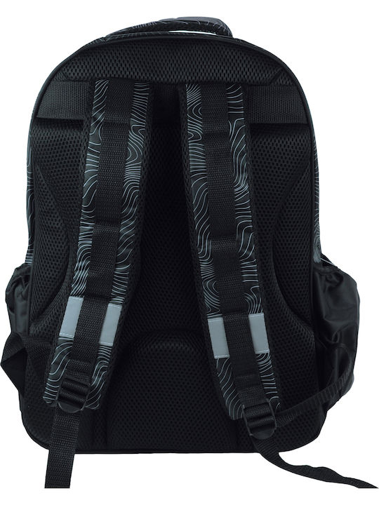 Gim KPOP Demon Hunters Huntrix School Backpack For Elementary With Water Bottle Holder Black