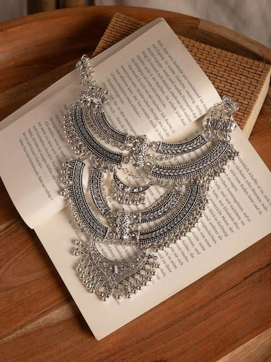 Boho Statement Κολιέ Μέγεθος One Size Γραφίτης