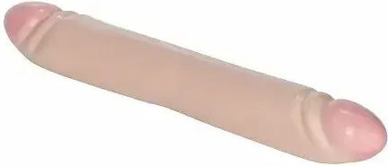 Calexotics Smooth Double Dildo Ρεαλιστικό Dildo Ivory 30cm