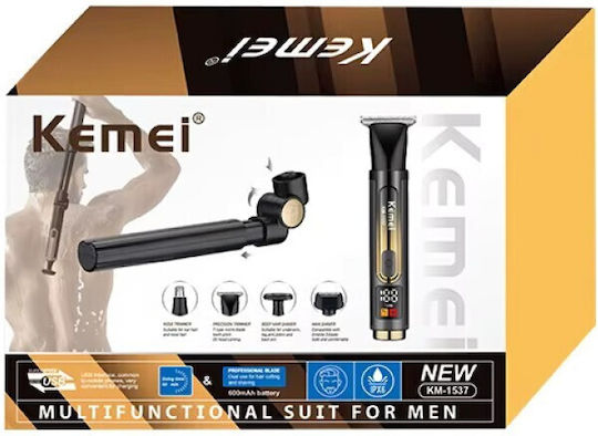Kemei KM-1537 Electric Shaver Face / Body Rechargeable
