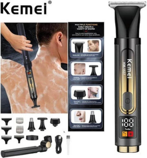 Kemei KM-1537 Electric Shaver Face / Body Rechargeable