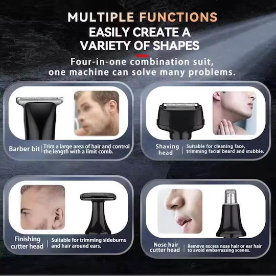 Kemei KM-1537 Electric Shaver Face / Body Rechargeable