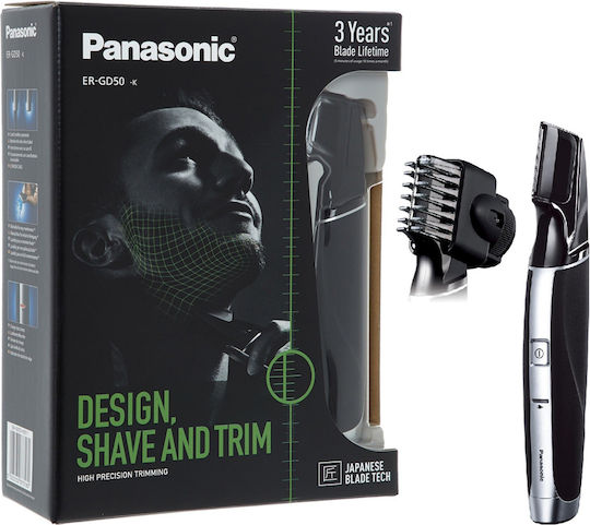 Panasonic ER-GD50-K803 Ξυριστική Μηχανή Προσώπου Επαναφορτιζόμενη