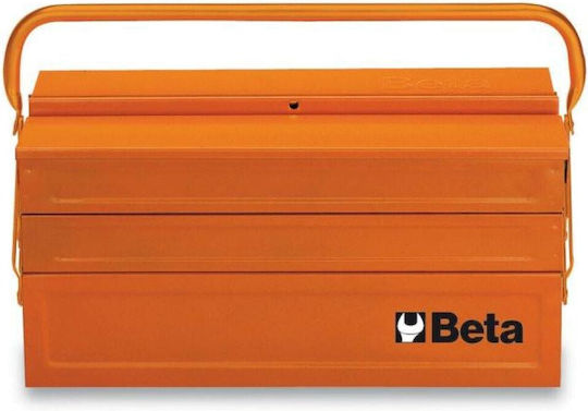 Beta C20L Hand Tool Case Metallic 5 Slots Dimensions: W55xD20xH21cm