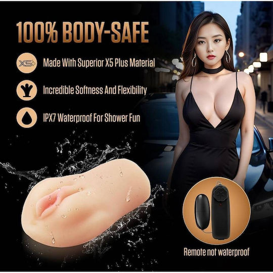 Blush Masturbator Vagina με Δόνηση