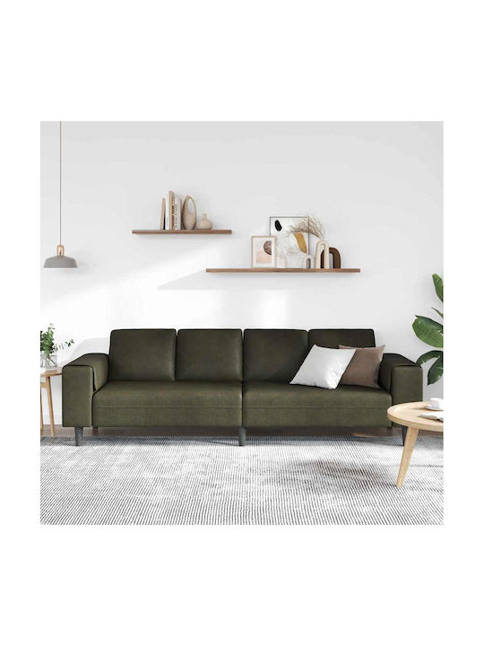 Четириместен Зелен Диван 250x77x76см