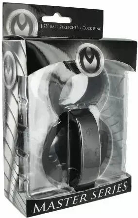 XR Deluxe Neoprene Vault Ball Stretcher + Cock Ring Inel Testicul Negru