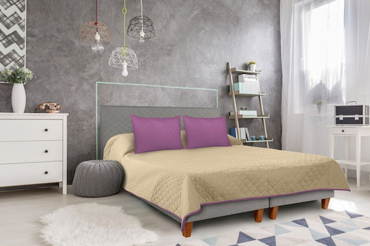 Alcam Шалте Двойно Микрофибър Лилаво 210x220см