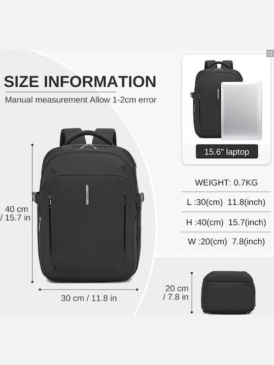 Miss Lulu Backpack Αδιάβροχο Μαύρο