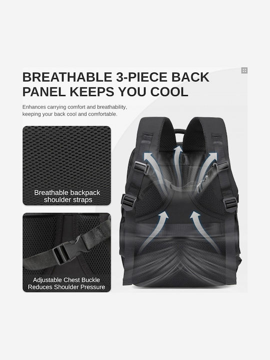 Miss Lulu Backpack Αδιάβροχο Μαύρο