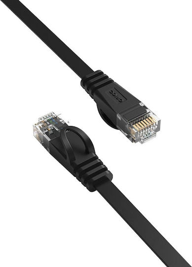 Orico Flat Direct Attach Copper Cat.6 Gigabit Network Cable Outdoor 20m Black