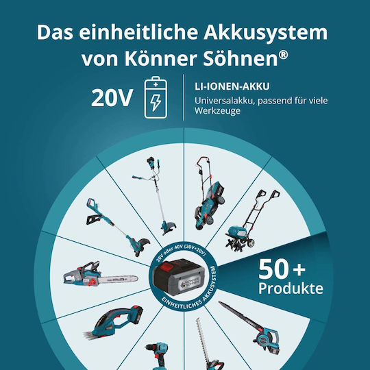 Könner & Söhnen Lithium Tool Battery 20V with 2Ah Capacity