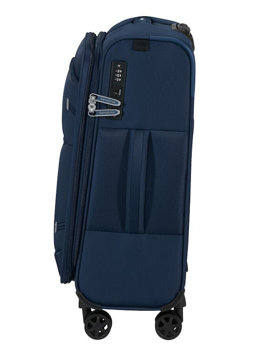 Samsonite Gotwist Cabin Suitcase Navy Blue with 4 Wheels 55cm Height