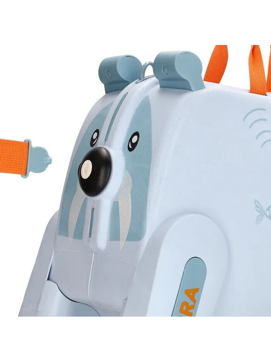 Dugros Kids Cabin Travel Suitcase Light Blue 55cm