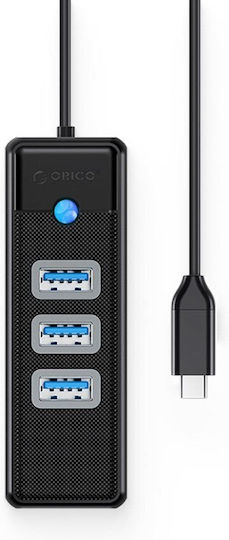 Orico USB Hub 4 Ports with USB-C / Ethernet Connection
