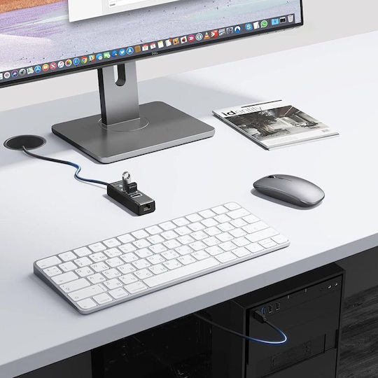 Orico USB Hub 4 Ports with USB-A / Ethernet Connection