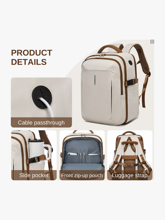 Miss Lulu Laptoptasche Für Laptop 15.6" In Beiger Farbe BPK2602-BG/BN