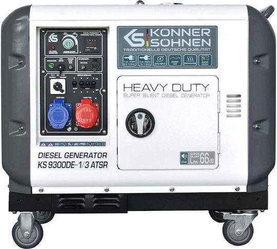Könner & Söhnen K&s Генератор Дизел Четиритактов с Миза и Максимална Мощност 9.3kVA