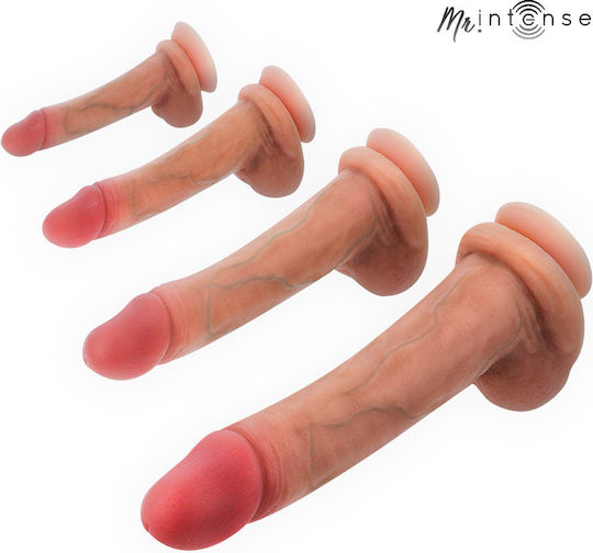 Intense Ρεαλιστικό Dildo με Όρχεις και Βεντούζα Flesh
