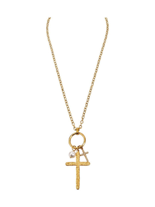 Ardika Gold Plated Cross