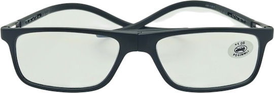 Optix Vision Reading Glasses +2.00 With Magnet In Black Colour 4386300200
