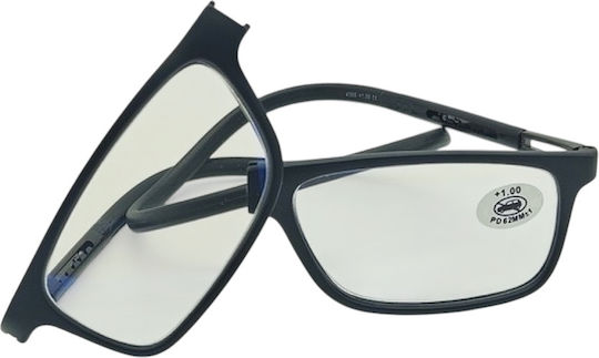 Optix Vision Γυαλιά Πρεσβυωπίας +1.00 με Μαγνήτη σε Μαύρο χρώμα 4386300100