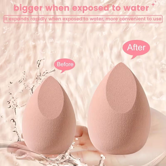 Set with Makeup Sponges for Foundation Beauty 4 Pieces