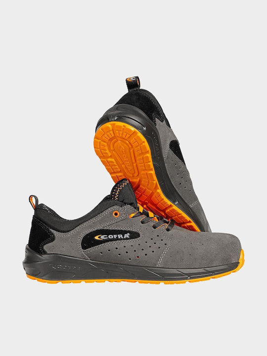 Cofra Work Shoe Orange S1PS with Certification P, FO, SR