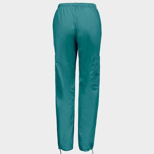 Cherokee Cherokee Damen Medizinische Hosen Petrol Blau aus Baumwolle und Polyester 08001911 2XL