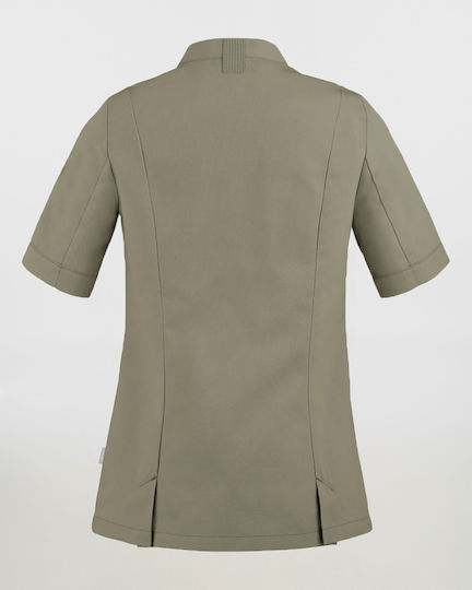Lafont Lafont Damen Kochjacke Khaki mit Kurzärmelig