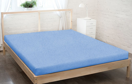 KZ Schutzauflage Einzel mit Ausgestattet Hellblau 90x200+20cm