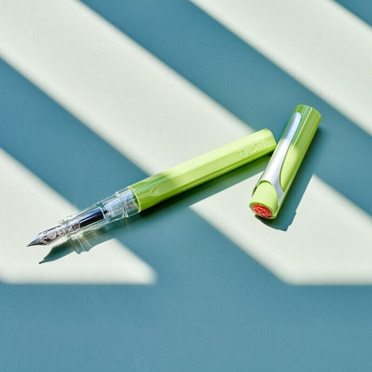 Twsbi Swipe Pear Stilou Caligrafie Extra Fine Verde Din Plastic