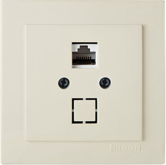 Netzwerksteckdose Rj45 Creme Touran