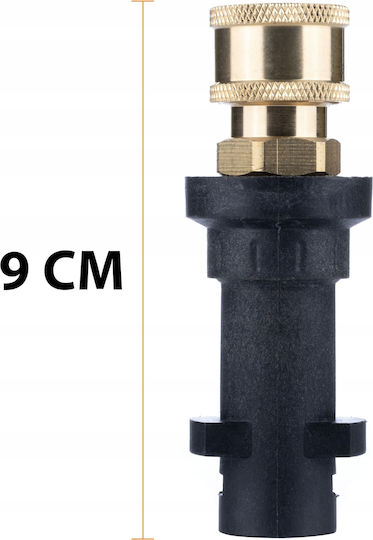 Nozzle Set 0° 15° 25° 40° Soap + 1/4" Bayonet Adapter Kärcher K2–K7 Pressure Washers 1/4" Quick-Coupling Reducer 200 Bar
