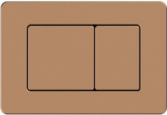 Orabella D Line Flush Plate for Dual Flush