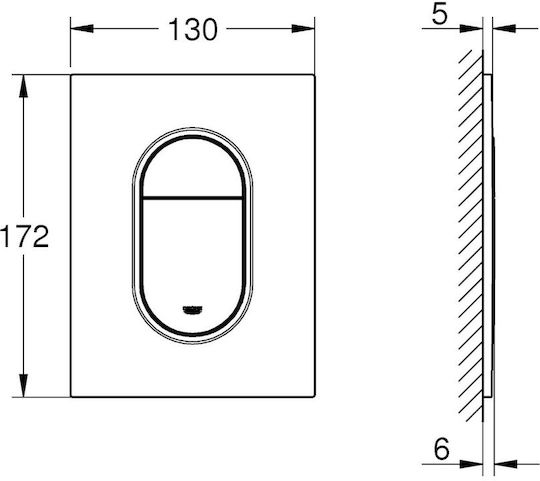 Grohe Flush Plate Dual Flush