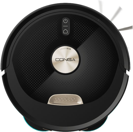 Cecotec Conga M100 X-Treme Σκούπα Ρομπότ με Χαρτογράφηση Laser & Απορρόφηση 20000Pa Μαύρη