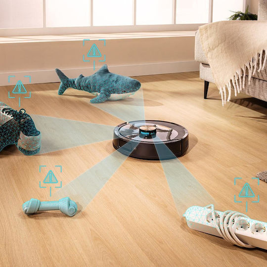 Cecotec Conga M100 X-Treme Σκούπα Ρομπότ με Χαρτογράφηση Laser & Απορρόφηση 20000Pa Μαύρη