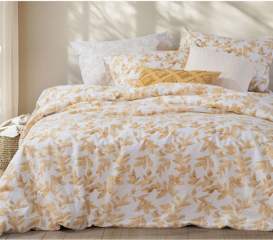 Nef-Nef Homeware Set 3Stück 100x200+35cm mit Gummizug Sencil Gold