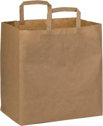 Paper Packaging Bags Brown 28x17x29cm 250pcs