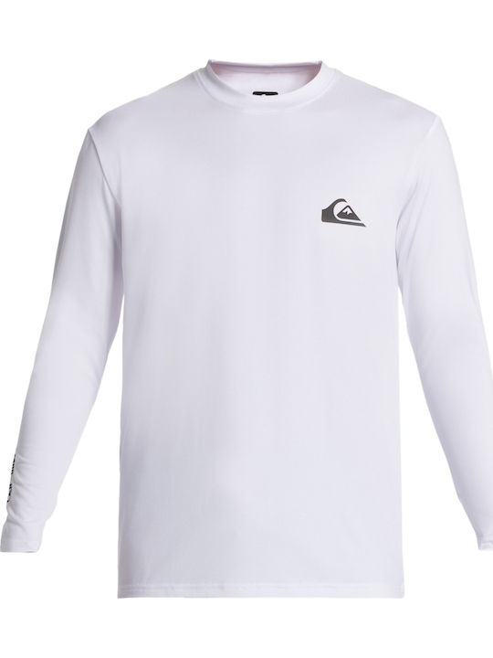Quiksilver Everyday UPF 50+ Men's Long Sleeve Sun Protection Shirt White