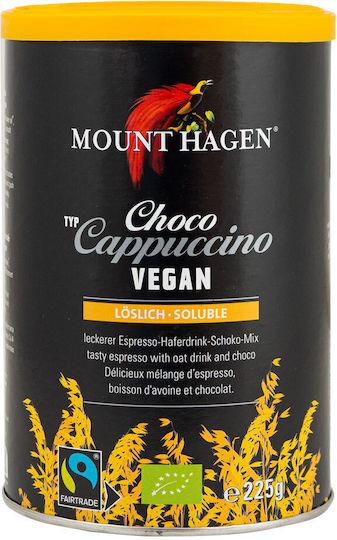 Mount Hagen Στιγμιαίος Καφές Choco Cappuccino Chocolate σε Κουτί 225gr