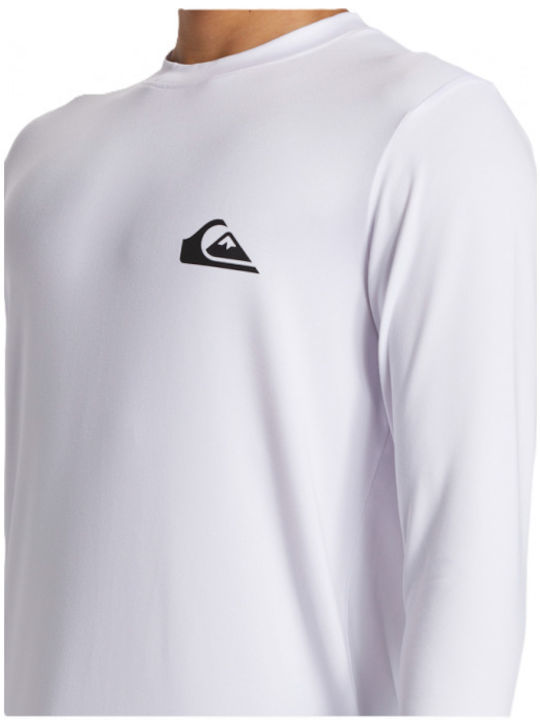 Quiksilver Everyday UPF 50+ Men's Long Sleeve Sun Protection Shirt White