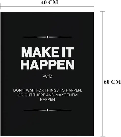 Set of 3 Pieces Plain Canvas 40x60cm 3 Different Prints