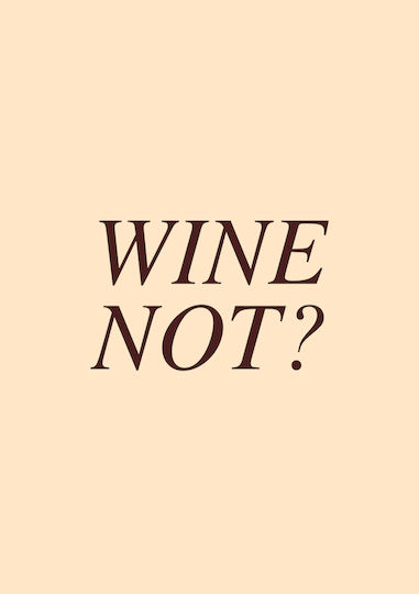 Poster Wine Not Pst25476 21cm X 30cm White Wooden Frame 71112pd154935f55310