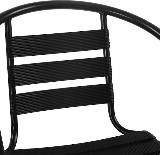 Garten- und Outdoor-Möbelsets Τραπεζαρίας Εξωτερικού Χώρου Laura 3 Stück Μαύρο